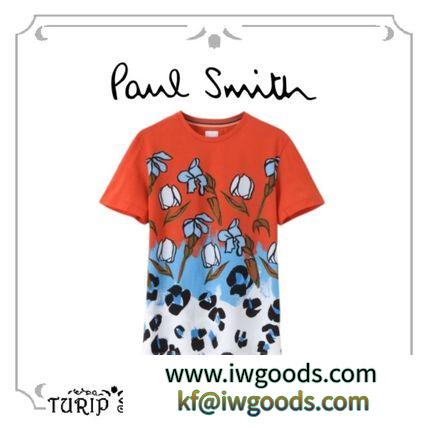2-5日着【PaulSmith ブランドコピー商品】ペインテッドフローラル Tシャツ iwgoods.com:3mrj0o-3