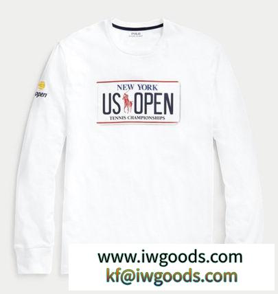【Tennis US Open】コットングラフィックロングTシャツ iwgoods.com:mg2ag8-3