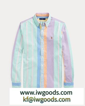 国内未入荷！POLO RALPH Lauren ブランドコピー商品 Custom Fit Striped Shirt iwgoods.com:ctwabi-3