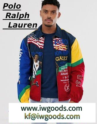 POLO RALPH Lauren 偽物 ブランド 販売 　ポスタープリントハリントンジャケット iwgoods.com:4s973p-3