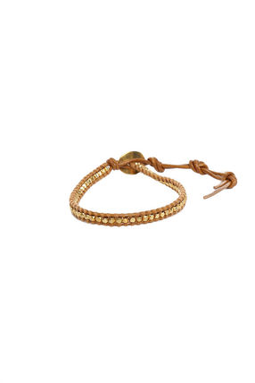 送料 関税込 Chan LUU 偽物 ブランド 販売 Gold Beads on Henna メンズ ジュエリー iwgoods.com:oxj58n-3