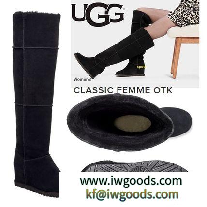 人気デザイン新作！ UGG コピー品 Classic Femme Over-The-Kneeブーツ iwgoods.com:plz30y-3