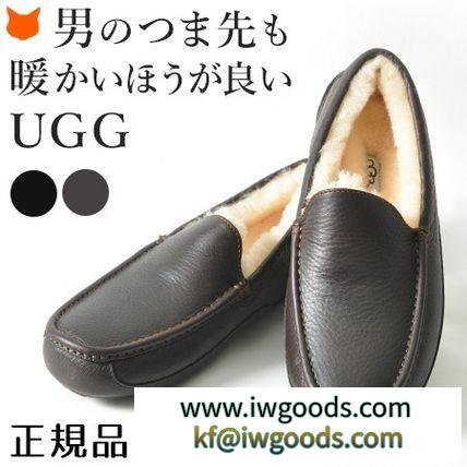 【UGG スーパーコピー】ASCOT レザーモカシンシューズ iwgoods.com:gnxl91-3