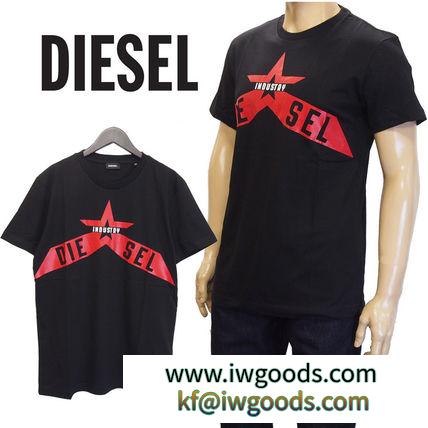 ディーゼル ブランド コピー DIESEL ブランドコピー商品 Tシャツ SW9T-0CATM-T-DIEGO-A7-900 ブラック iwgoods.com:1i70ip-3