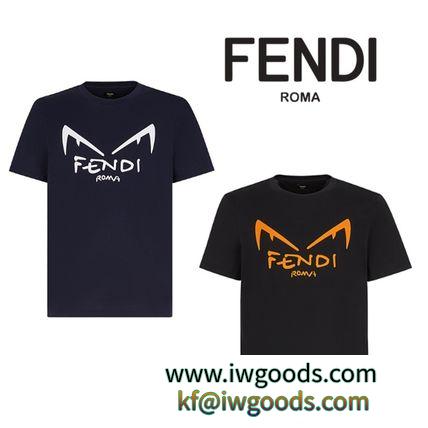★新作★ FENDI ブランドコピー商品 ロゴTシャツ 2色 iwgoods.com:6diyve-3