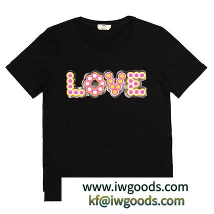 大幅値引き！FENDI スーパーコピー 代引★LOVEプリントTシャツ iwgoods.com:4v2qpy-3