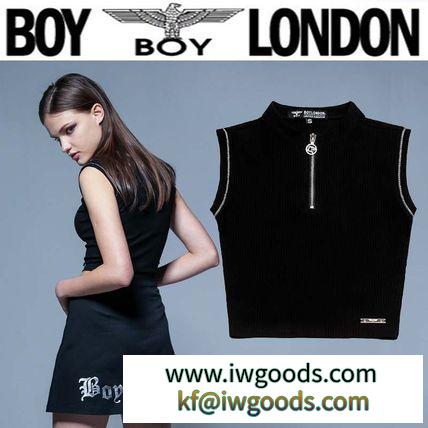 BOY LONDON ブランド コピー(ボーイロンドン スーパーコピー 代引)2019SS ジッパーネック袖なしTシャツ iwgoods.com:xe7d4s-3