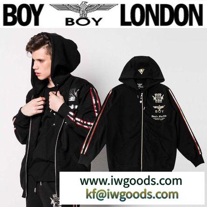 BOY LONDON 偽物 ブランド 販売(ボーイロンドン 激安スーパーコピー)LINE TAPINGジップアップフーディ2色 iwgoods.com:y45w2q-3