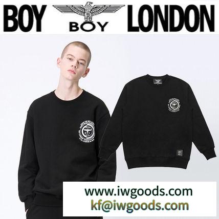 BOY LONDON 偽物 ブランド 販売(ボーイロンドン 偽物 ブランド 販売)/UNISEX円ロゴ起毛スウェット2色 iwgoods.com:54l4ir-3