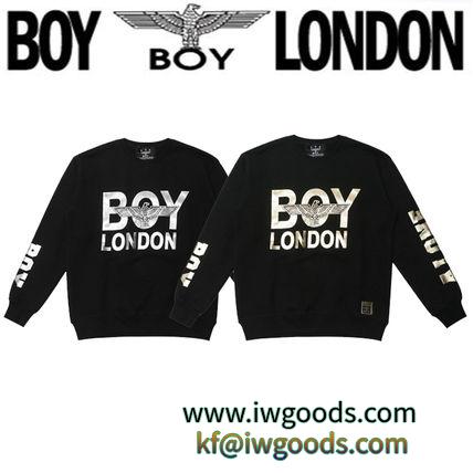 BOY LONDON ブランドコピー通販(ボーイロンドン ブランドコピー通販)/UNISEX袖ロゴスウェット2色 iwgoods.com:vo2kd4-3
