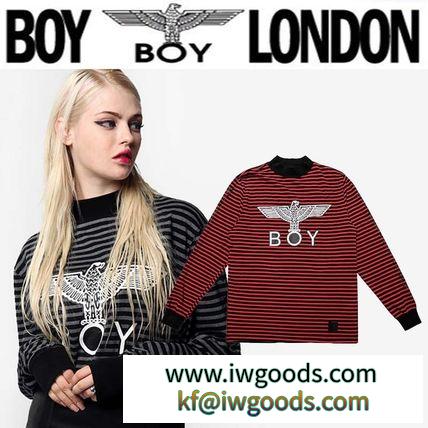 ☆BOY LONDON スーパーコピー(ボーイロンドン ブランドコピー通販)☆Stripe High Neck Tシャツ2色 iwgoods.com:fjryyu-3