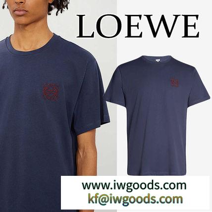 【関税 送料込】LOEWE 激安スーパーコピー◆アナグラム Tシャツ ネイビーブルー iwgoods.com:ee2ovv-3