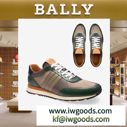 【17AW NEW】 BALLY ブランド 偽物 通販_men / ASCARカーフレザースニーカーグリーン iwgoods.com:0swi1i-3