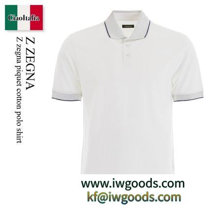 Z Zegna 偽物 ブランド 販売 piquet cotton polo shirt iwgoods.com:s3p9gp-3