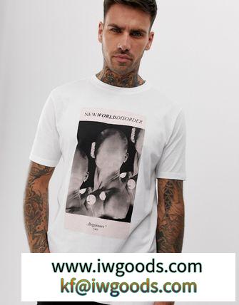 HUGO Tシャツ☆★HUGO Deginners graphic print t-shirt iwgoods.com:zk13r9-3