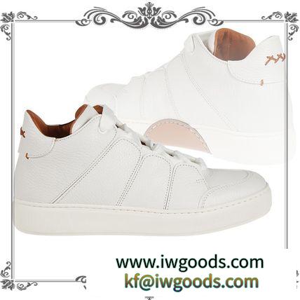 関税込◆Ermenegildo Zegna ブランドコピー Grain Textured Hi-top Sneakers iwgoods.com:xb1f9p-3