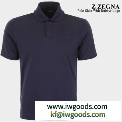 Z Zegna ブランド コピー　Polo Shirt With Rubber Logo iwgoods.com:j79quz-3