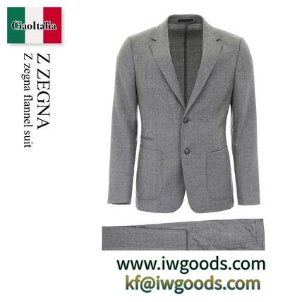 Z Zegna 偽物 ブランド 販売　Flannel Suit iwgoods.com:3khqiw-3