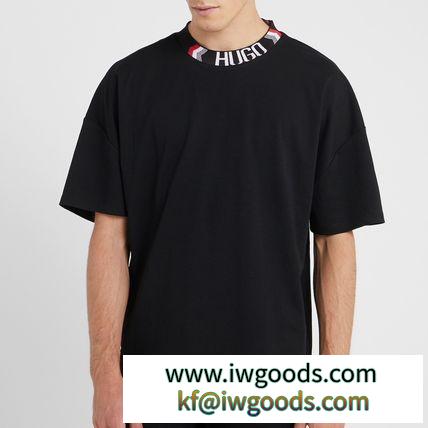 【HUGO BOSS 偽ブランド】LIAM PAYNEコラボデザインロゴネックTシャツ☆黒 iwgoods.com:coot5b-3