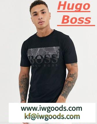 BOSS スーパーコピー 代引 Trek 4 マーブルプリントロゴTシャツ iwgoods.com:stm6e3-3