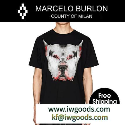 ★Marcelo Burlon コピーブランド★ Pit Bull Cotton Jersey Tシャツ iwgoods.com:x3h1tu-3