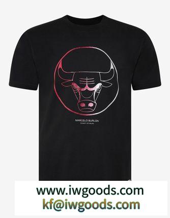 【関税/送料込】【Marcelo Burlon 激安スーパーコピー】Black Chicago Tシャツ iwgoods.com:a0soim-3