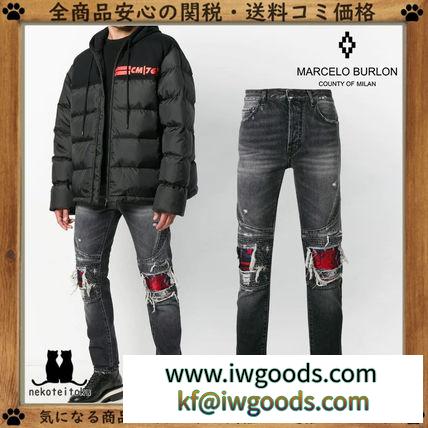 【安心の国内発送】Marcelo Burlon ブランド 偽物 通販 Skull biker jeans iwgoods.com:2oqxqh-3