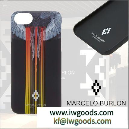 [国内発送] Marcelo Burlon スーパーコピー 代引◆WING コピー品 BARCODE iPhone 7/8ケース iwgoods.com:q8f843-3