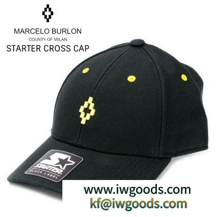 MARCELO Burlon 偽ブランド  STARTER CROSS CAP ロゴキャップ 送料関税込 iwgoods.com:g0wjdy-3