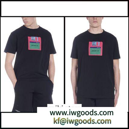 【Marcelo Burlon ブランドコピー - county of milan】 'floppy'Tシャツ iwgoods.com:chcpcy-3
