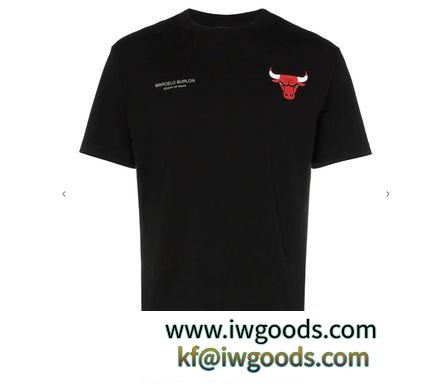 希少 AMARCELO Burlon 偽ブランド Chicago Bulls ロゴパッチ Tシャツ iwgoods.com:8x0y0n-3