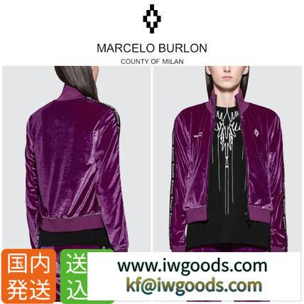 送関込み★MARCELO Burlon コピー品★Countyライン ロゴ刺繍Zipジャケット iwgoods.com:lvdrhm-3