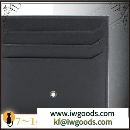 関税込◆Black leather MONTBLANC 偽ブランド Nightflight card holder iwgoods.com:nwb97o-3