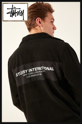 大人気★STUSSY スーパーコピー 代引★バックロゴフリースジャケット iwgoods.com:z5rb4g-3