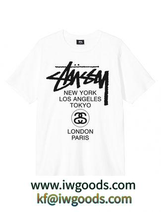 【STUSSY コピー品】WORLD TOUR TEE 全2色  要在庫確認 iwgoods.com:v1fmk6-3