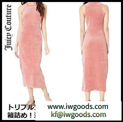 追跡発送☆Juicy COUTURE 激安スーパーコピーベロア生地 Fitted Tank Dress iwgoods.com:awa775-3