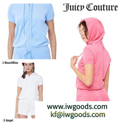 【Juicy COUTURE 激安コピー】新作☆MICROTERRY HOODED ROMPER iwgoods.com:8z1039-3