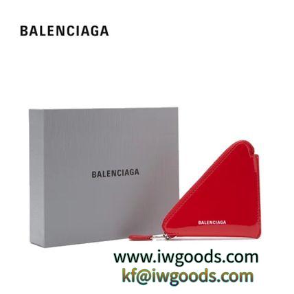 BALENCIAGA スーパーコピー  トライアングル パテントレザーコインケース iwgoods.com:ytd0vb-3