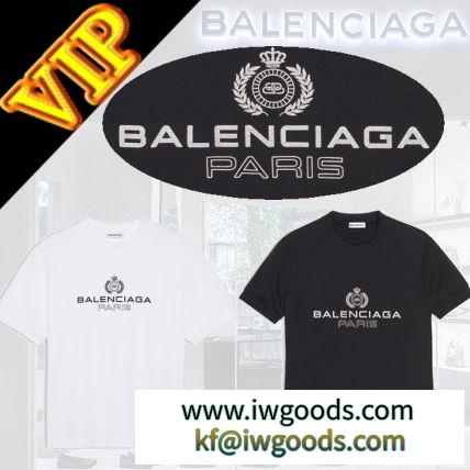 BALENCIAGA コピー商品 通販   BB パリ PARIS ロゴ Tシャツ iwgoods.com:t28lc6-3