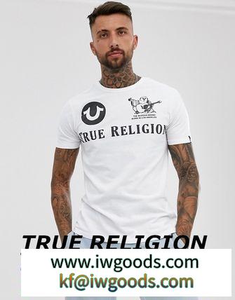 True Religion　チェストとバックロゴクルーネックTシャツ iwgoods.com:k9t12c-3