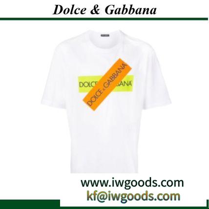 Dolce & Gabbana コピー品ドルガバ テープロゴプリントTシャツ iwgoods.com:uet6ip-3