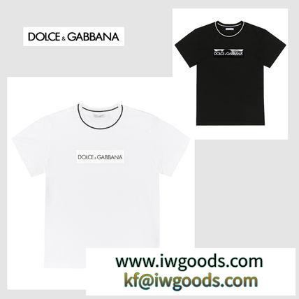 ☆Dolce&Gabbana 激安スーパーコピー☆ ロゴプリント・コットンTシャツ♪ 12A iwgoods.com:fum88c-3