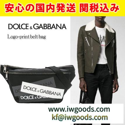 関税送料込国内発送★DOLCE & Gabbana 激安スーパーコピー★Logo-print belt bag iwgoods.com:ksz92l-3