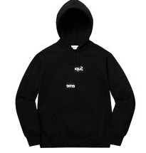 根強い人気Supreme Comme des Garcons Shirt Split Box Logo Hooded Sweatshirtシュプリームコピー ブランド コラボパーカー 激安 iwgoods.com STX9jC-3