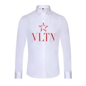 VLTN ヴァレンティノ メンズ シャツ 見た目の上品さで魅了 限定品 VALENTINO コピー ホワイト デイリー スター ブランド 最高品質 iwgoods.com Tbauyq-3