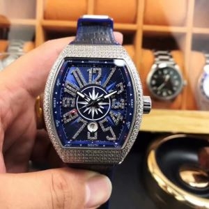 革新的な腕時計 おすすめFRANCK MULLERヴァンガード ダイヤモンド フランクミュラー コピー 激安 最高級品質時計 iwgoods.com aKbe8v-3