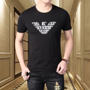 価格帯が低い 多色可選 アルマーニ ARMANI 非常にシンプルなデザインな 半袖Tシャツ 幅広いアイテムを展開 iwgoods.com eiqu8b-3