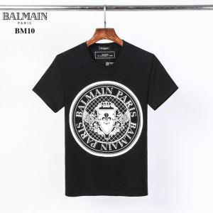 半袖Tシャツ 2色可選 シンプルなファッション バルマン スタイルアップ BALMAIN  2020モデル iwgoods.com 19Xf0v-3
