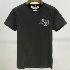 質の高い新品 Off-White 2色可選 オフホワイト 2020年春夏コレクション 半袖Tシャツ 注目されている iwgoods.com uiOr4n-3