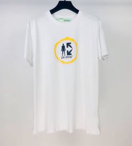 オススメのアイテムを見逃すな Off-White2色可選  オフホワイト コーデの完成度を高める 半袖Tシャツ iwgoods.com PryKzy-3